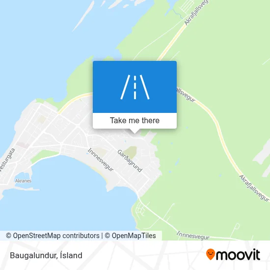 Baugalundur map