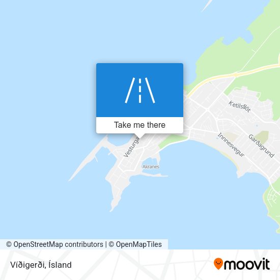 Víðigerði map