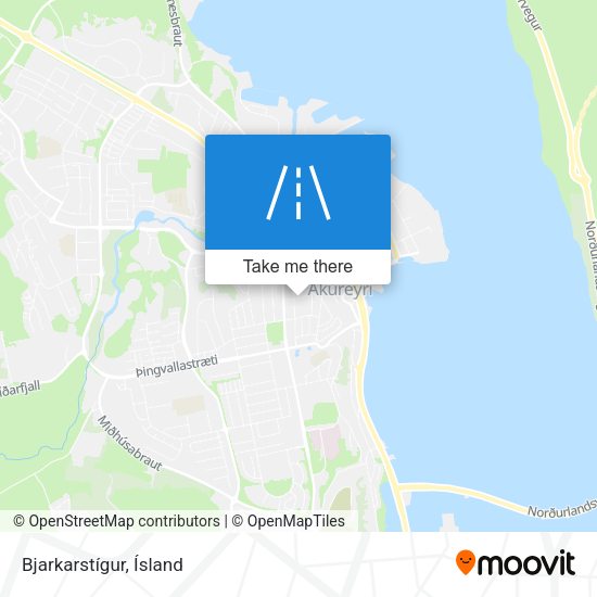 Bjarkarstígur map