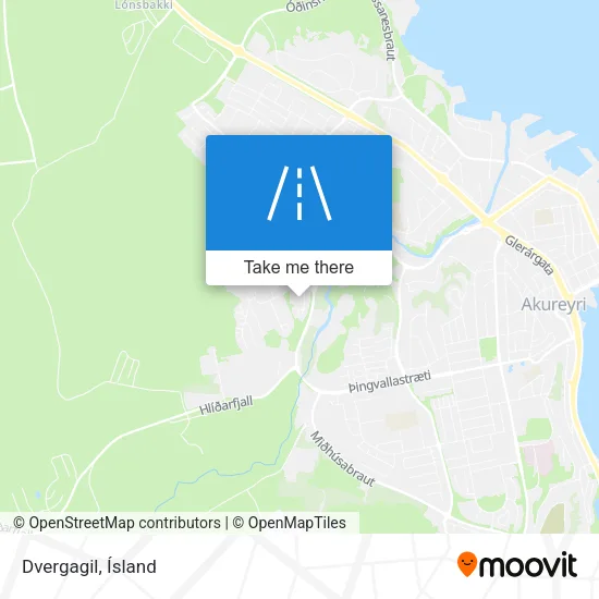 Dvergagil map