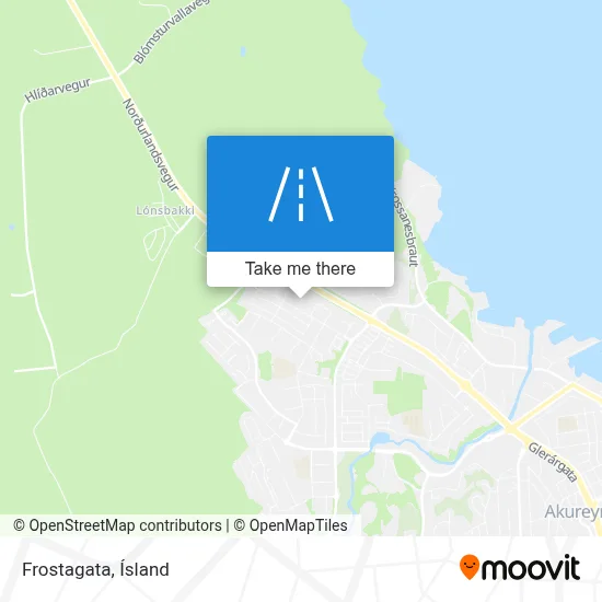 Frostagata map