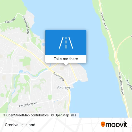 Grenivellir map