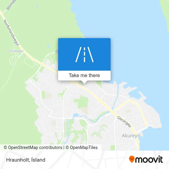 Hraunholt map