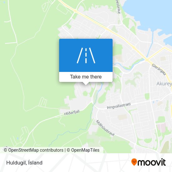 Huldugil map