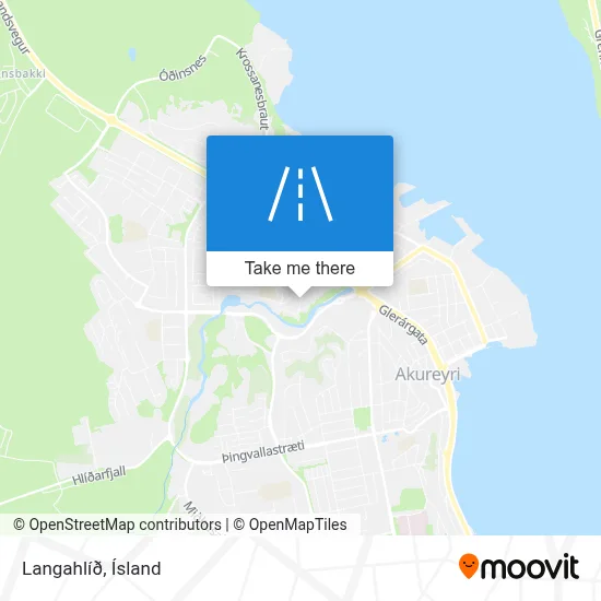 Langahlíð map