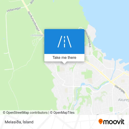 Melasíða map