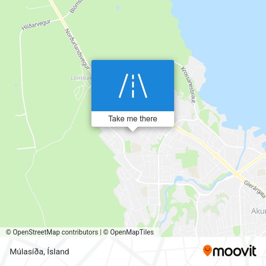 Múlasíða map