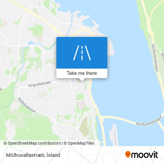 Mapa Möðruvallastræti