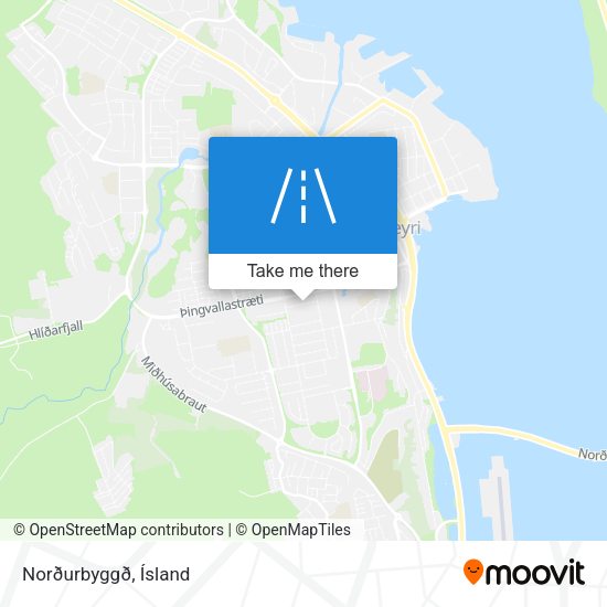 Norðurbyggð map