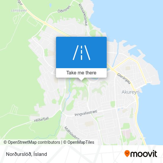 Norðurslóð map