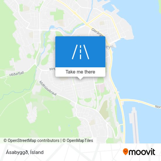 Ásabyggð map