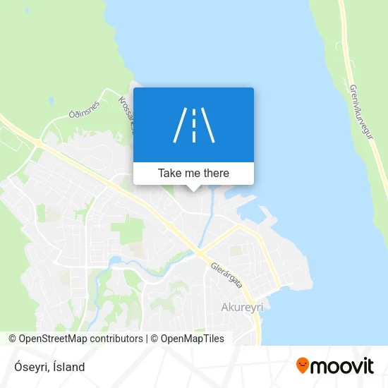 Óseyri map