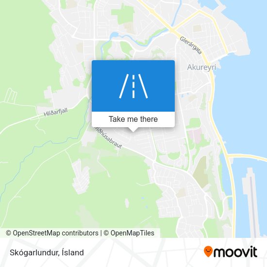 Skógarlundur map