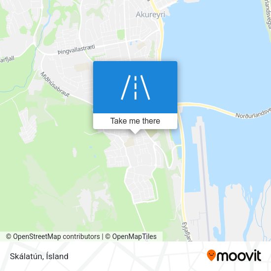 Skálatún map