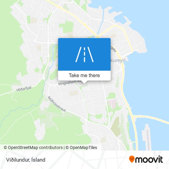 Mapa Víðilundur