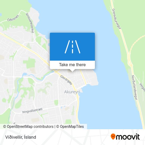 Víðivellir map