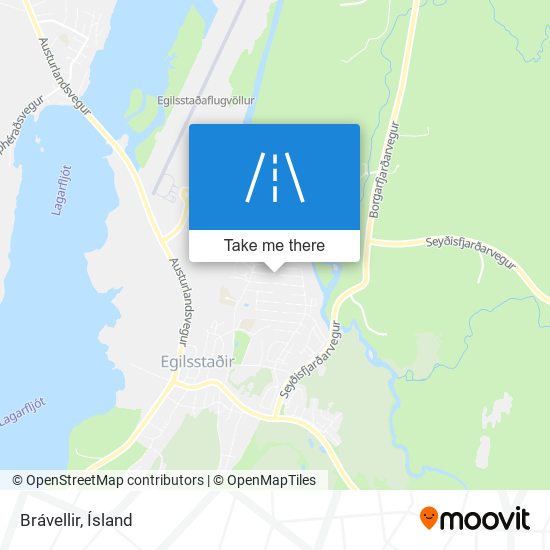 Brávellir map