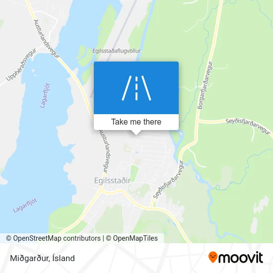 Miðgarður map