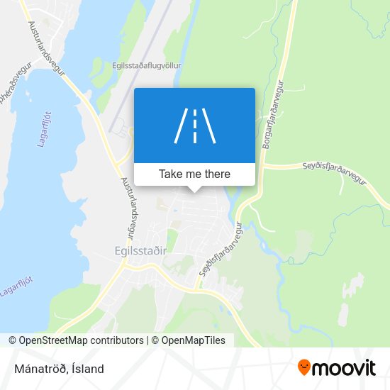 Mánatröð map
