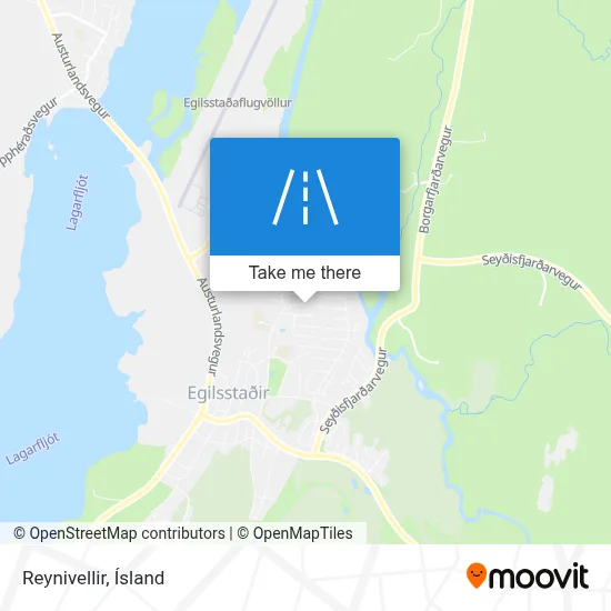 Reynivellir map