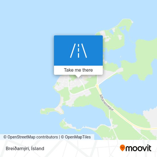 Breiðamýri map