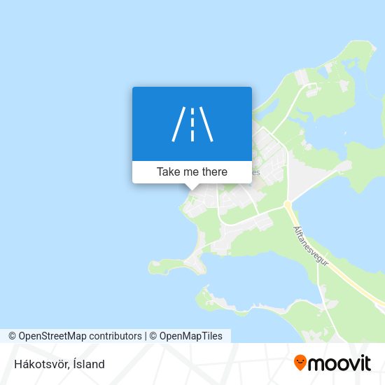 Hákotsvör map