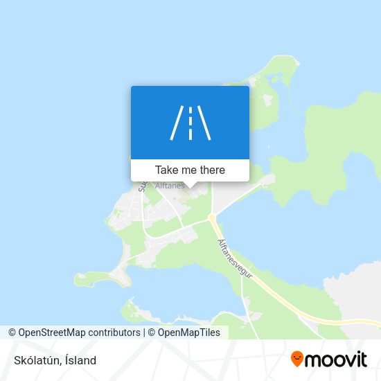 Skólatún map