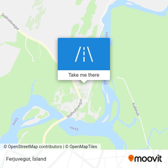 Ferjuvegur map