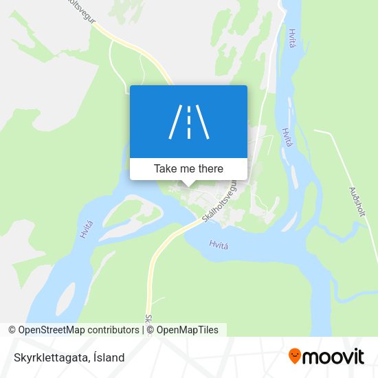 Skyrklettagata map