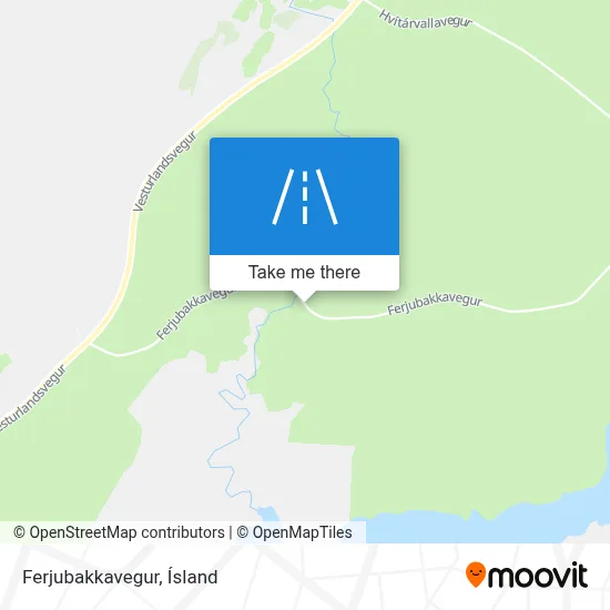 Ferjubakkavegur map