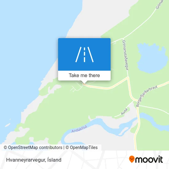 Hvanneyrarvegur map