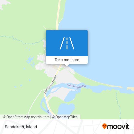 Sandskeið map