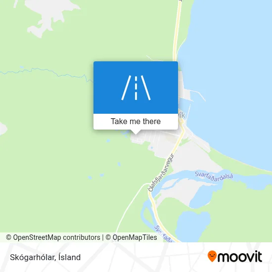 Skógarhólar map