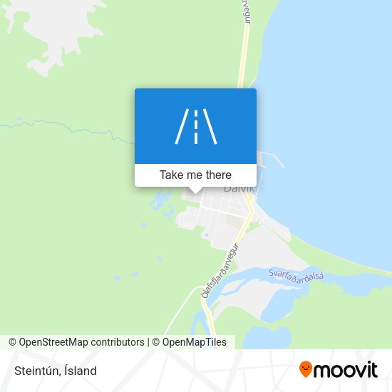 Steintún map