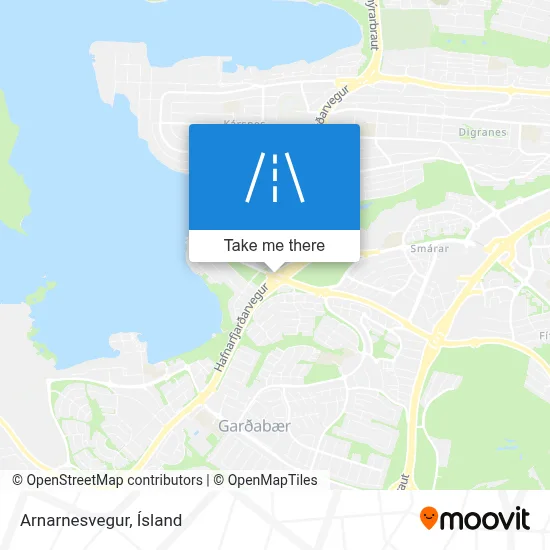 Arnarnesvegur map