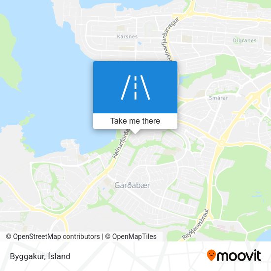 Byggakur map