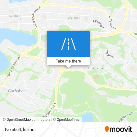 Faxaholt map