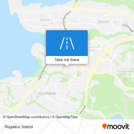 Rúgakur map