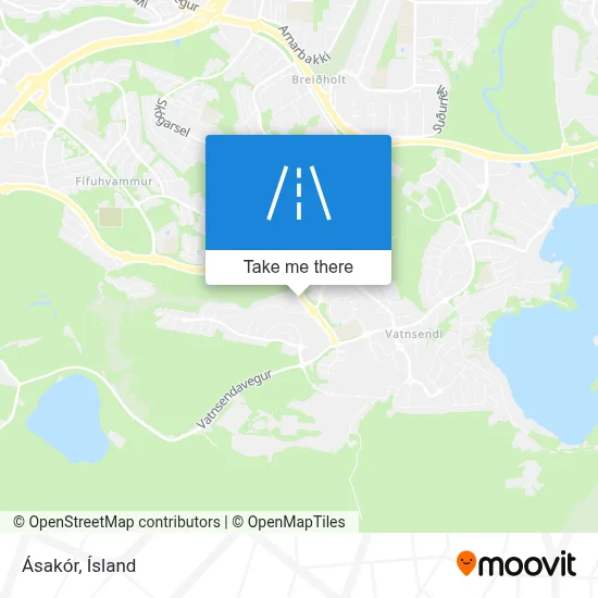 Ásakór map