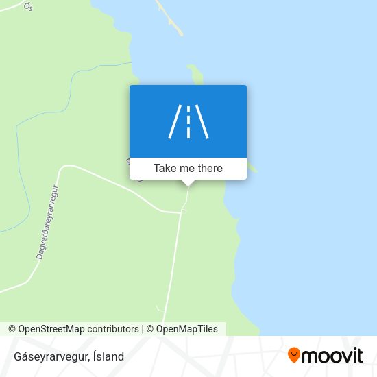 Gáseyrarvegur map