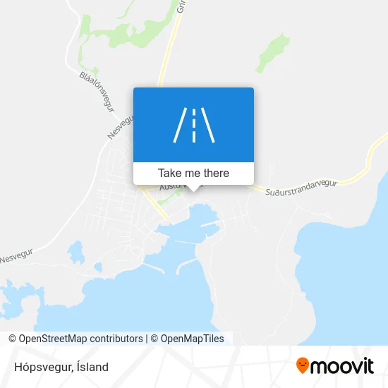 Hópsvegur map