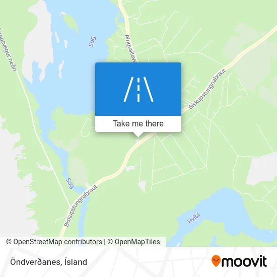 Öndverðanes map