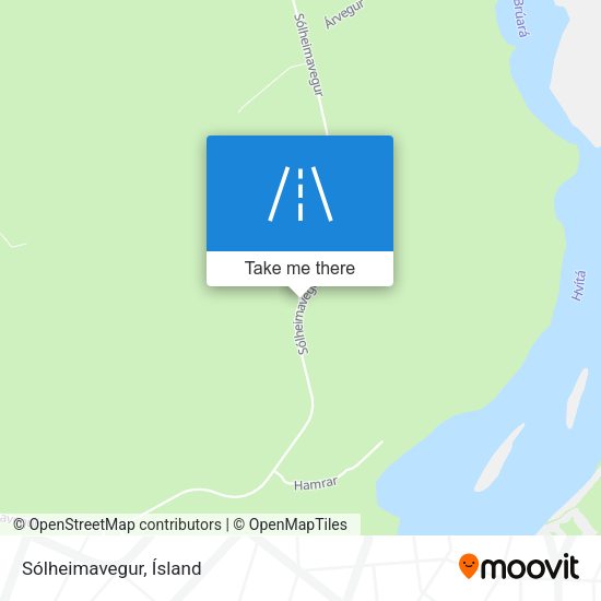Sólheimavegur map