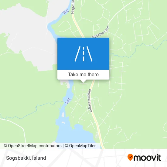 Sogsbakki map
