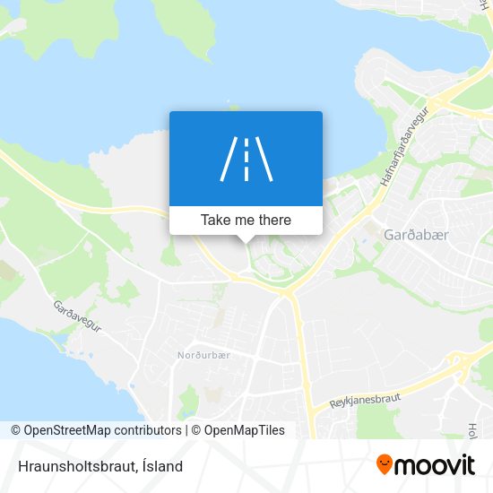 Hraunsholtsbraut map