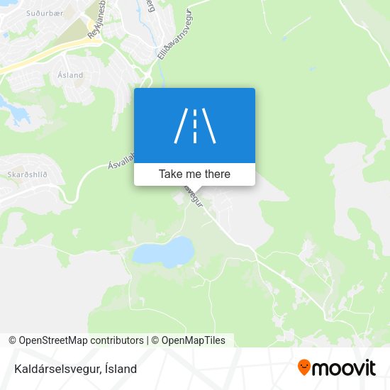 Kaldárselsvegur map