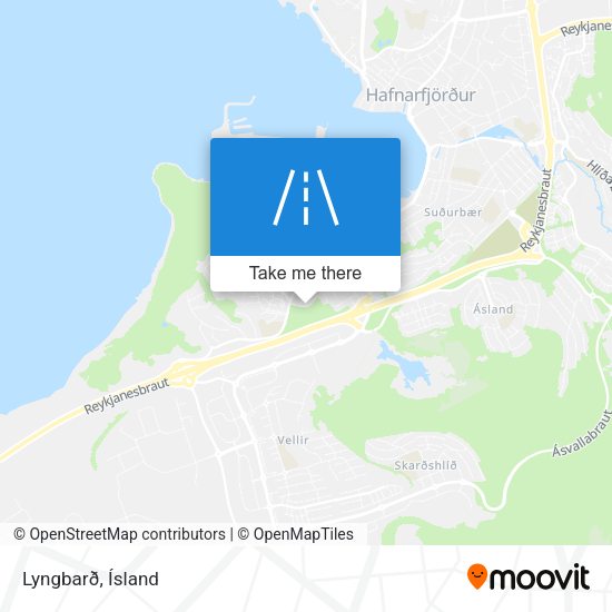 Lyngbarð map