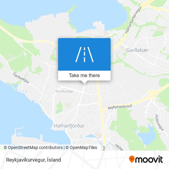 Reykjavíkurvegur map