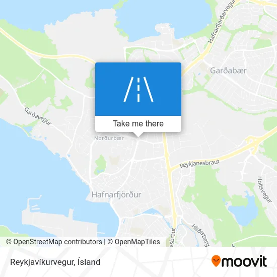 Reykjavíkurvegur map