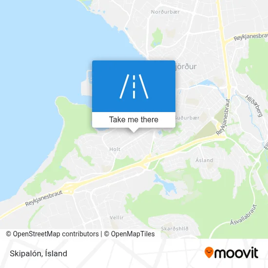 Skipalón map